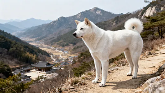 Korea Jindo dog