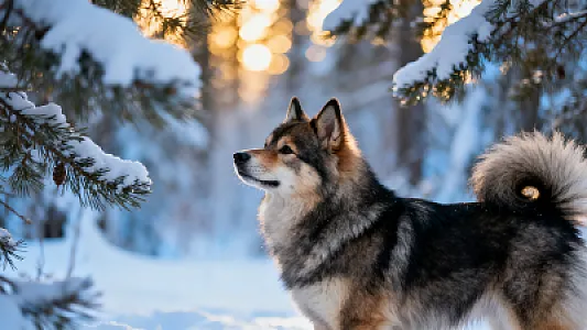 Chien finnois de Laponie