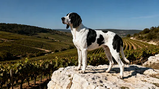 Grand Anglo-Français blanc et noir ou orange