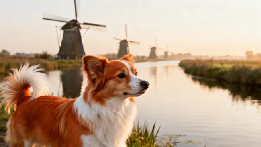Petit chien hollandais de chasse au gibier d'eau