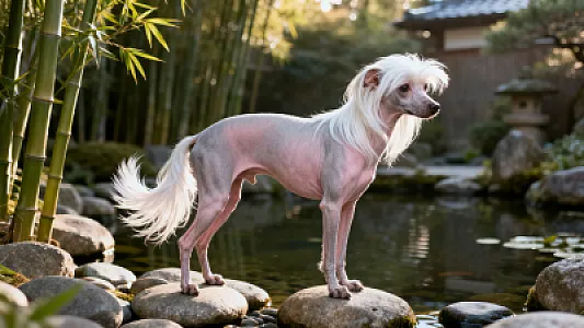 Chien chinois à crête